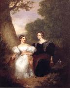 Asher Brown Durand Portrait of the Artist-s Wife and her sister china oil painting reproduction